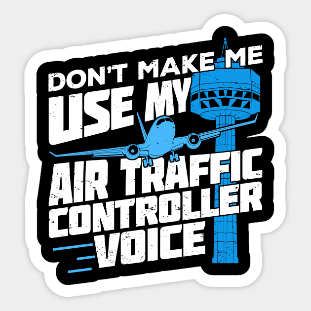 Funny Air Traffic Control Controller Gift Sticker by Dolde08